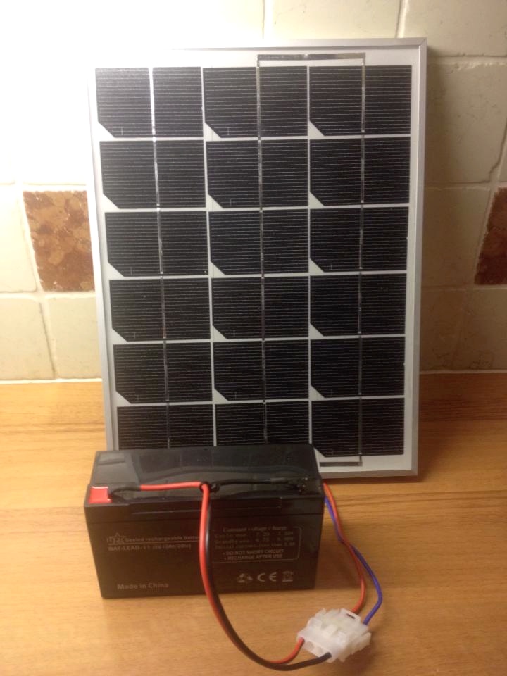 Solar paneel 10 watt voor Anatec